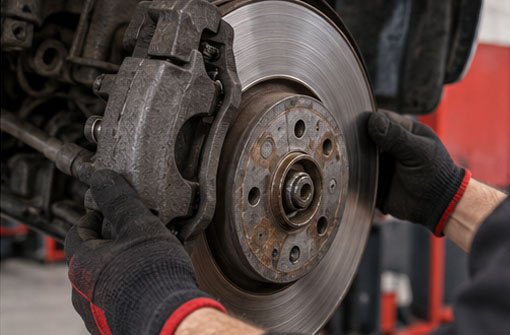 Verificare sistem de frânare în service auto
